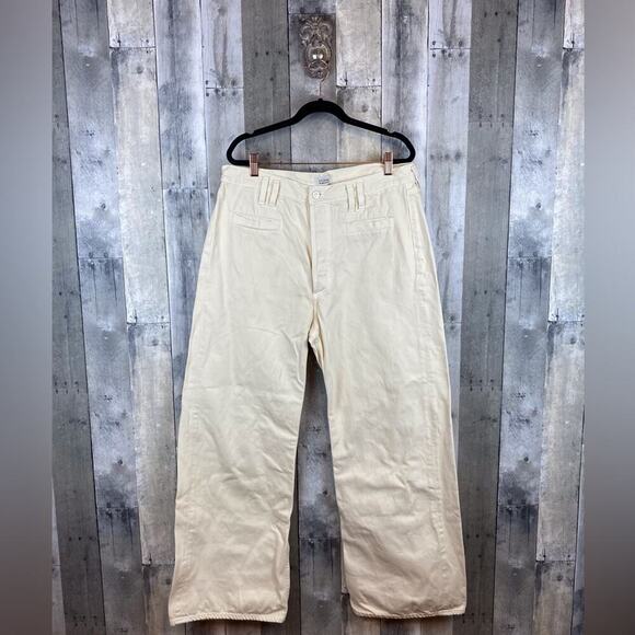 Citizens of Humanity Gaucho Vintage Wide Leg in Marzipan Cream Size 32. - Picture 3 of 16